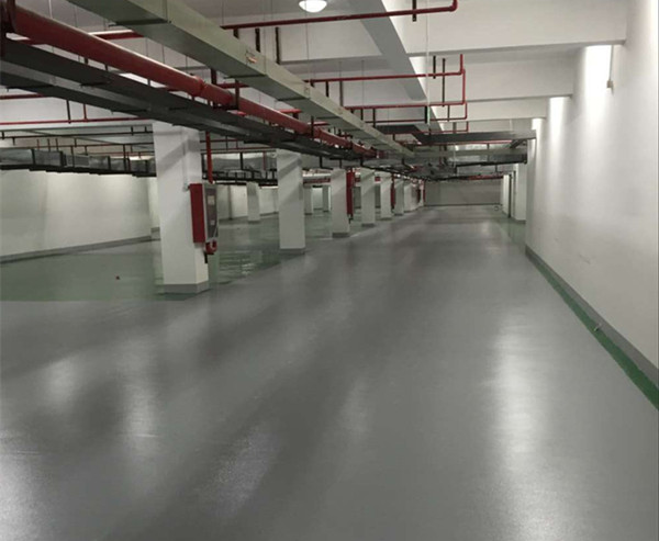 南京怡化大厦地下车库纹理地坪